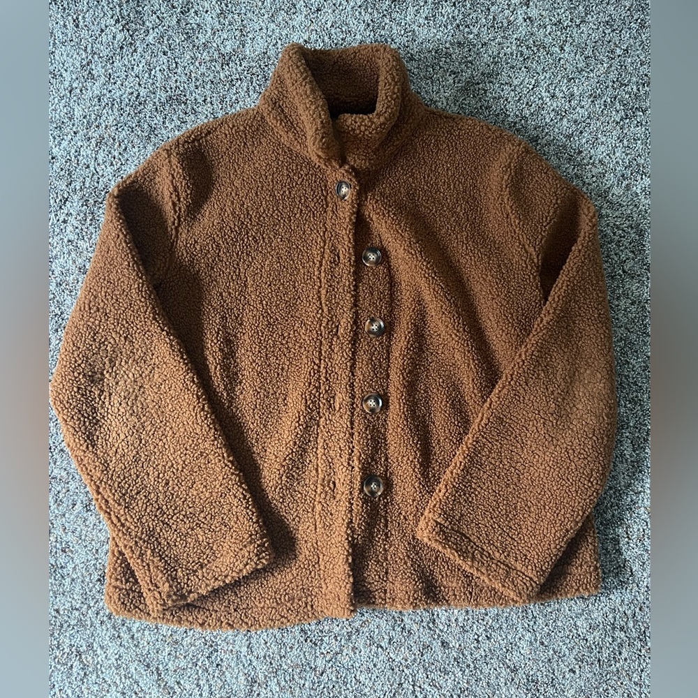 Warm Brown Fleece Jacket